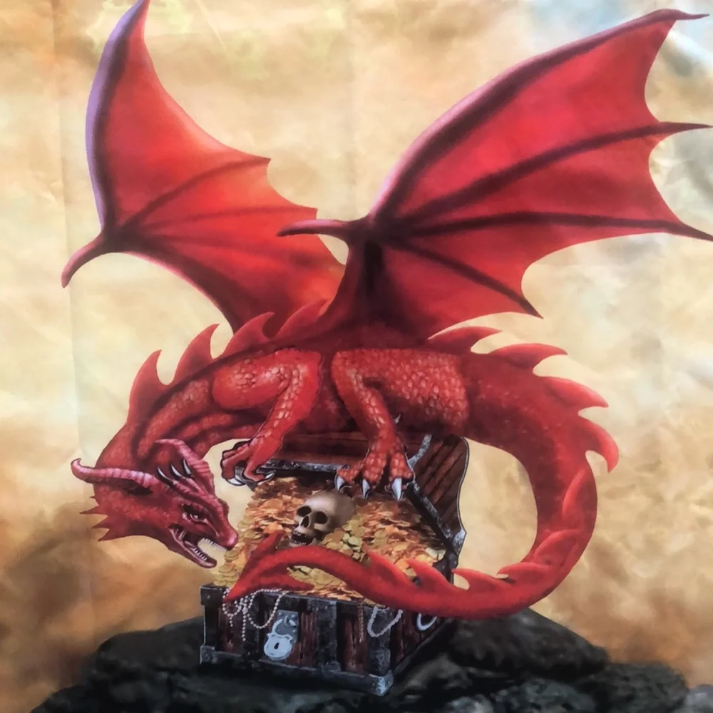 Dungeon and Dragons Game Red Dragon Bedding One Standard Pillowcase